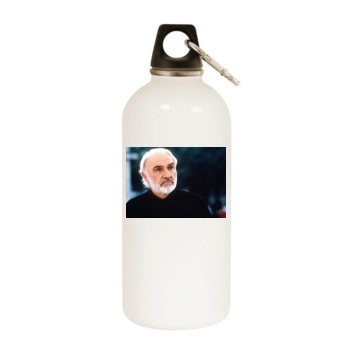 Sean Connery White Water Bottle With Carabiner