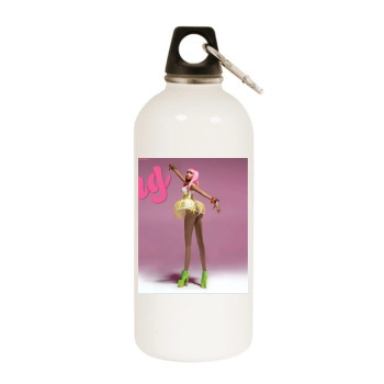 Nicki Minaj White Water Bottle With Carabiner