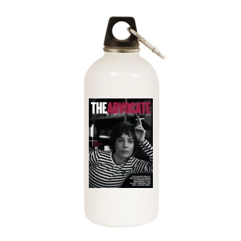 Halsey White Water Bottle With Carabiner