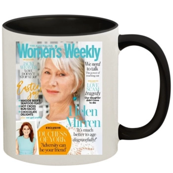 Helen Mirren 11oz Colored Inner & Handle Mug