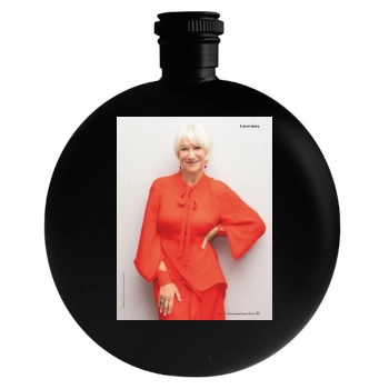 Helen Mirren Round Flask