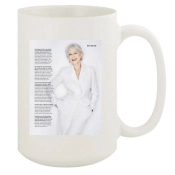 Helen Mirren 15oz White Mug