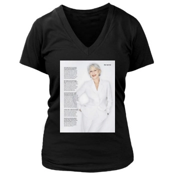 Helen Mirren Women's Deep V-Neck TShirt