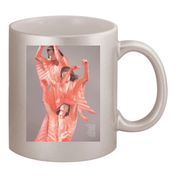 Irina Shayk 11oz Metallic Silver Mug