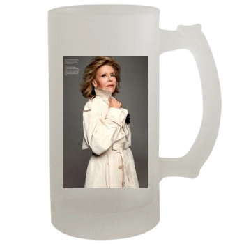 Jane Fonda 16oz Frosted Beer Stein