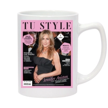 Jennifer Aniston 14oz White Statesman Mug