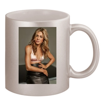 Jennifer Aniston 11oz Metallic Silver Mug