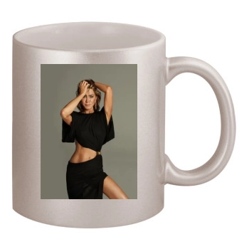 Jennifer Aniston 11oz Metallic Silver Mug