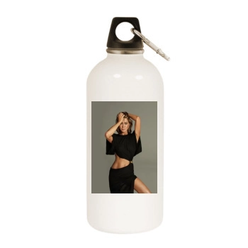 Jennifer Aniston White Water Bottle With Carabiner