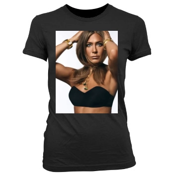 Jennifer Aniston Women's Junior Cut Crewneck T-Shirt