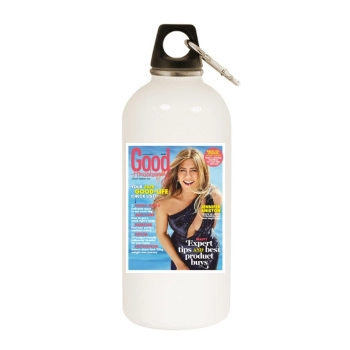 Jennifer Aniston White Water Bottle With Carabiner