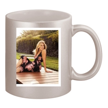 Jennifer Aniston 11oz Metallic Silver Mug