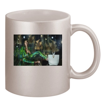 Jennifer Lopez 11oz Metallic Silver Mug