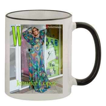 Jennifer Lopez 11oz Colored Rim & Handle Mug