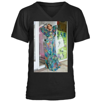 Jennifer Lopez Men's V-Neck T-Shirt