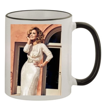 Jennifer Lopez 11oz Colored Rim & Handle Mug