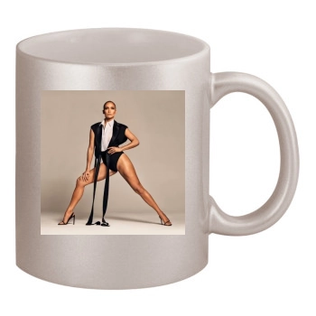 Jennifer Lopez 11oz Metallic Silver Mug