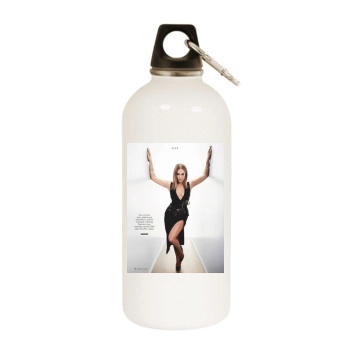 Jennifer Lopez White Water Bottle With Carabiner