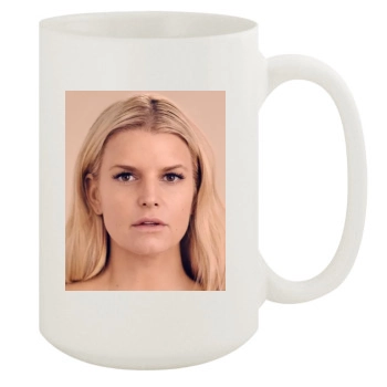 Jessica Simpson 15oz White Mug