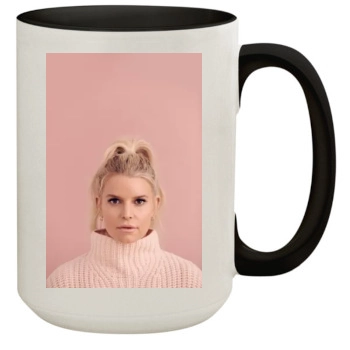 Jessica Simpson 15oz Colored Inner & Handle Mug