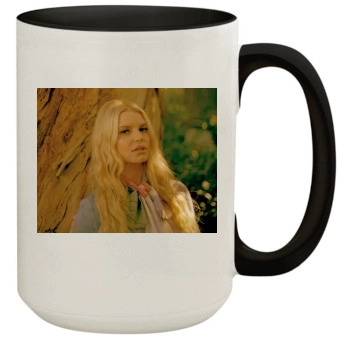 Jessica Simpson 15oz Colored Inner & Handle Mug