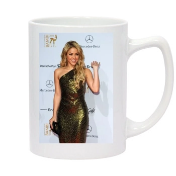 Shakira 14oz White Statesman Mug