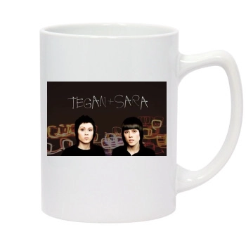 Tegan and Sara 14oz White Statesman Mug