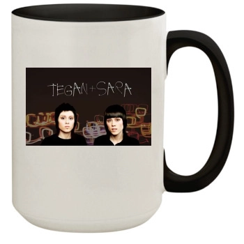 Tegan and Sara 15oz Colored Inner & Handle Mug