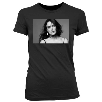 Keira Knightley Women's Junior Cut Crewneck T-Shirt