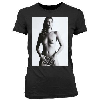 Adriana Lima Women's Junior Cut Crewneck T-Shirt