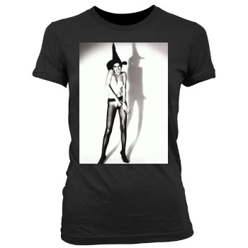 Adriana Lima Women's Junior Cut Crewneck T-Shirt