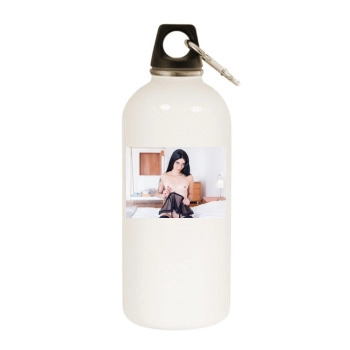 Fay Connie Zchmidt White Water Bottle With Carabiner