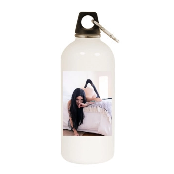 Fay Connie Zchmidt White Water Bottle With Carabiner