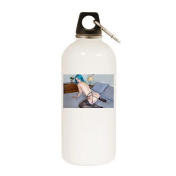 Fay Connie Zchmidt White Water Bottle With Carabiner