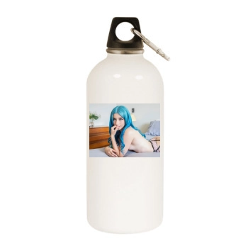 Fay Connie Zchmidt White Water Bottle With Carabiner