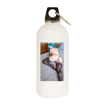 Fay Connie Zchmidt White Water Bottle With Carabiner