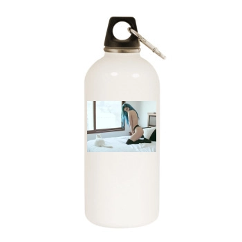 Fay Connie Zchmidt White Water Bottle With Carabiner