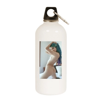 Fay Connie Zchmidt White Water Bottle With Carabiner