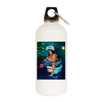 Lizzo White Water Bottle With Carabiner
