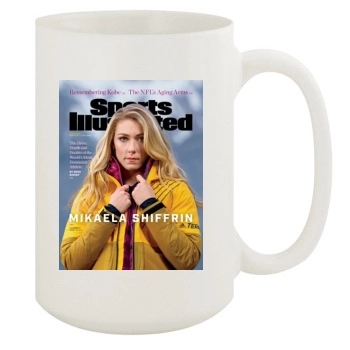 Mikaela Shiffrin 15oz White Mug