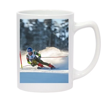 Mikaela Shiffrin 14oz White Statesman Mug