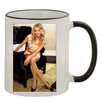 Cameron Diaz 11oz Colored Rim & Handle Mug