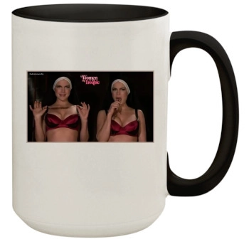 Carla Gugino 15oz Colored Inner & Handle Mug