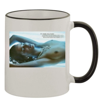 Carmen Kass 11oz Colored Rim & Handle Mug