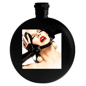 Christina Aguilera Round Flask