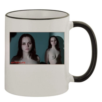 Christina Ricci 11oz Colored Rim & Handle Mug