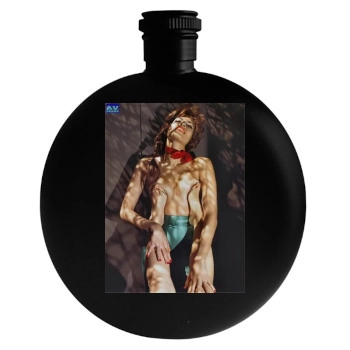 Eva Mendes Round Flask