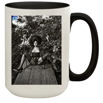 Eva Mendes 15oz Colored Inner & Handle Mug