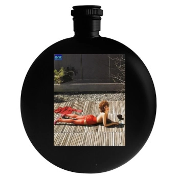 Eva Mendes Round Flask