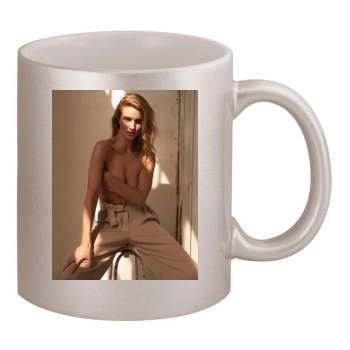 Rosie Huntington-Whiteley 11oz Metallic Silver Mug